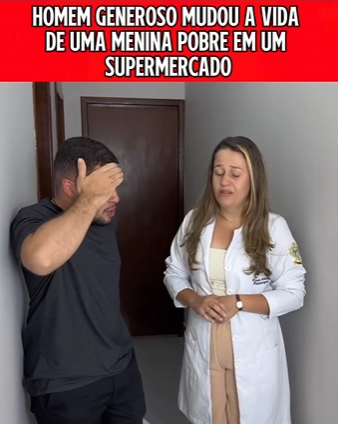 H2415009 Homem Generoso mudou vida de uma menina pobre no Supermercado part2