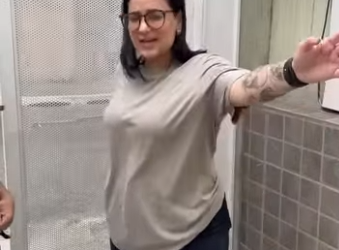 H1005001 Ela tentou corrigir sua sobrinha por seu mal comportamento, mas aconteceu isso part2