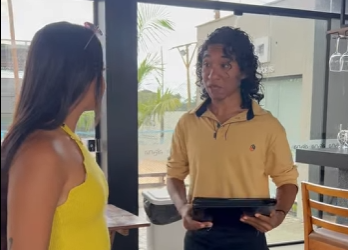 H1622012 Mulher queria comer de grac queria que homem pagasse toda conta part2