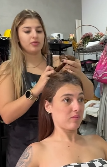 Mãe da uma lição no filho por ele não querer ajuda