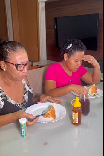 Mulher tenta fazer mal sogra mas empregada vê tudo toma essa atitude! part2