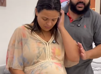 H0716007 Ela usou uma barriga falsa mas não contava com isso! part2