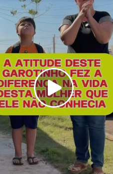 T3415002 Esse garotinho mostrou o que realmente o ser humano tem que ter. part2